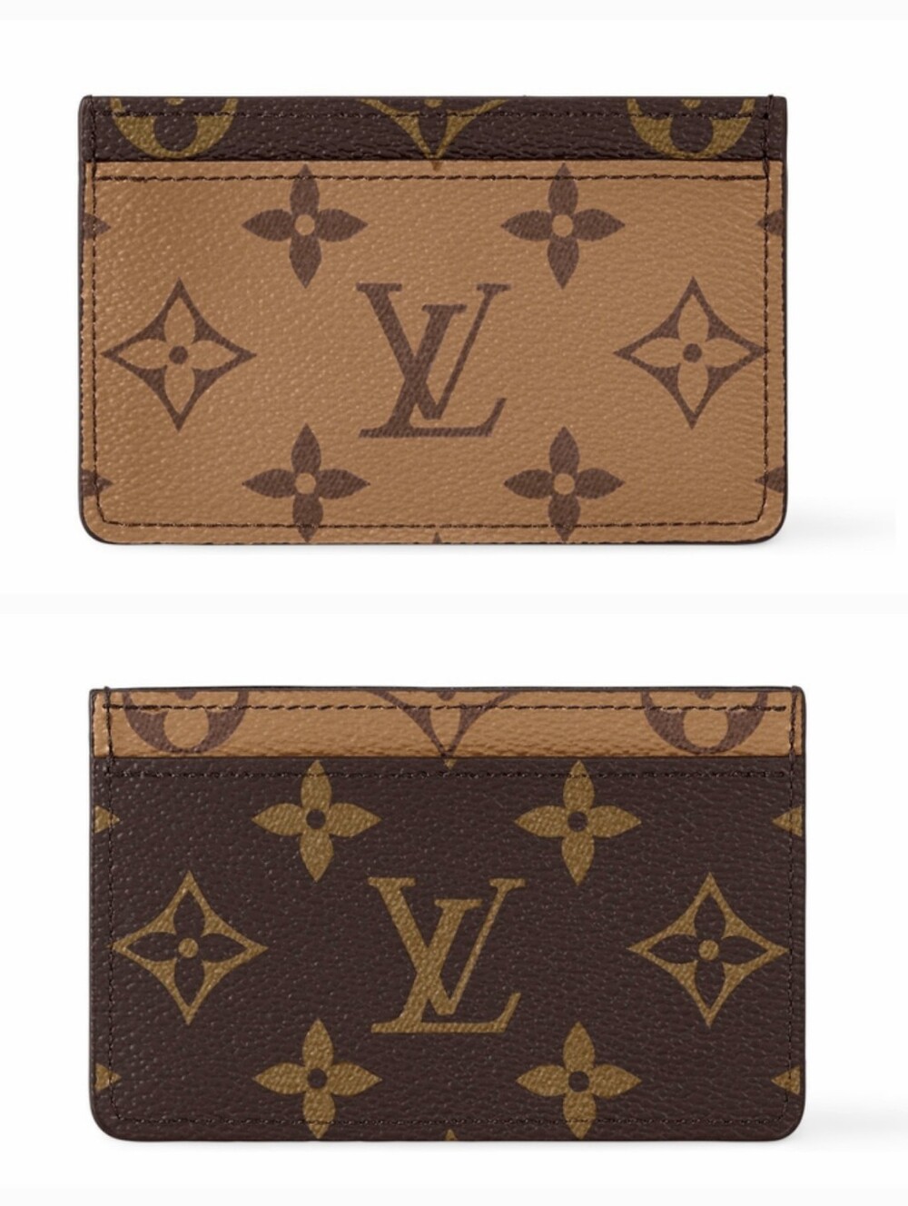 Louis Vuitton Monogram Reverse Card Holder – Excellent Pre-Owned Condition